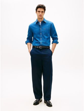 Tommy Hilfiger Mens Relaxed Twill Pant - Navy - 28W x 34L