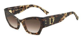 Dsquared2 D2 0132/S ACI/HA Womens Sunglasses Size 55