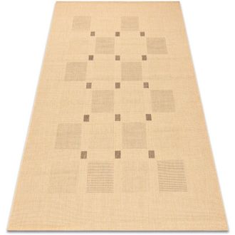 RugsX Rugsx - Alfombra De Cuerda Sisal Floorlux 20079 Color Ma&iacute;z/color Caf&eacute; Beige 140x200 Cm