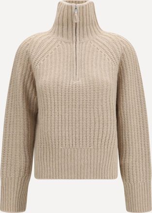Allude Maglione Troyer a coste con cerniera Woman M