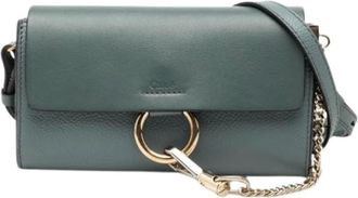 Chlo&eacute; Pre-owned Cross Body Bags, female, Blue, Size: ONE SIZE Pre-owned Crossbody Bag