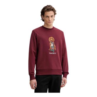 Hackett Heren, Sweatshirts & Hoodies, Rood, Maat: XL Katoen