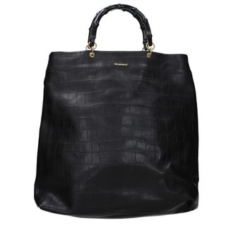 Jil Sander Black Leather Womens Handbag