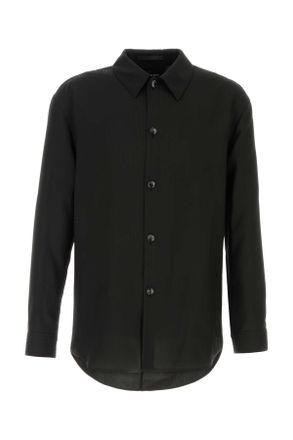 Giorgio Armani Black Viscose Shirt