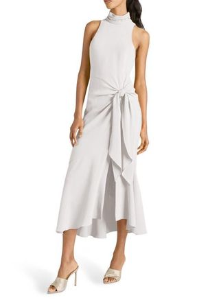 Cinq &agrave; Sept Rori Sleeveless High-Low Crepe Dress in Ivory at Nordstrom, Size 10