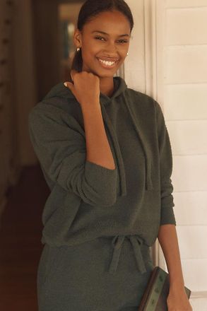 Eberjey Boucl&eacute; Hooded Sweatshirt