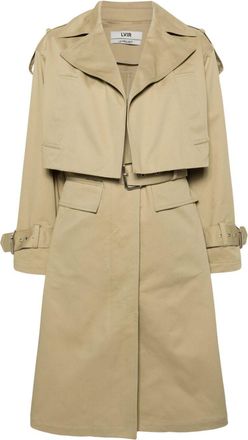 LVIR Three-Way cotton trench coat - women - Cotton - S - Neutrals