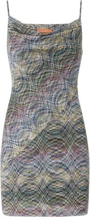 Missoni Zigzag-knit Cowl-neck Dress