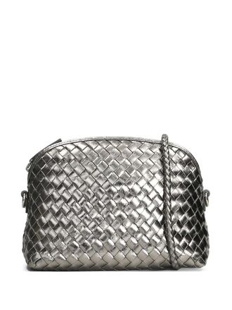 Dragon Diffusion Fellini geweven crossbodytas - Zilver