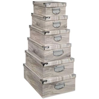 5five Simply Smart 5five Simply Smart - 6 Cajas Esquineras Mtl Wild Life - 5five