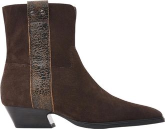 VIA VAI Schoenen, Dames, Bruin, 40 EU, Leer, Keira Weston Enkellaarsjes