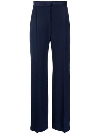 Alberta Ferretti High waist pantalon - Blauw