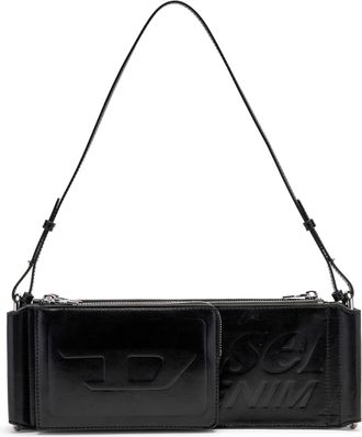 Diesel Flag-D-Modular logo-embossed shoulder bag - Shoulder Bags - Unisex - Black
