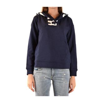 Karl Lagerfeld Hoodies, female, Blue, S, Women Sweatshirts
