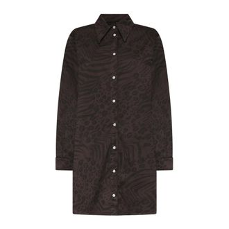 Pinko Shirt Dresses, female, Brown, Size: 2XS Shirt Dress