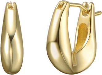 Rachel Glauber 14K Plated Hoops