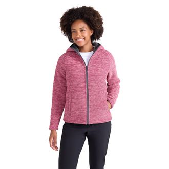Mountain Warehouse Dames Hayfield Melange Faux Fur Gevoerde Fleece Top (Roze)