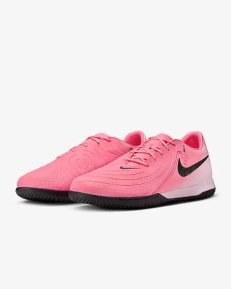 Nike Phantom GX 2 Academy IC FJ2581-600 Mens Pink Black Soccer Shoes UWU228