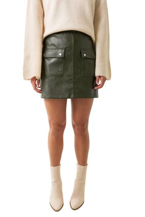 M&eacute;lissa Nepton Damia Dark Skirt In Dark Khaki