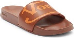 Von Dutch Slick Slide Sandal in Brown/Orange at Nordstrom Rack, Size 9