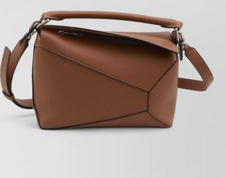 Loewe calfskin puzzle edge small tote bag