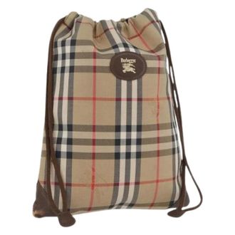 Burberry Pochette in Canvas Pre-owned - - Pre-owned - Donna - Beige - ONE SIZE