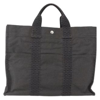 Herm&egrave;s Pre-owned Tote Bags, female, Gray, Size: ONE SIZE Pre-owned Fourre-tout herline