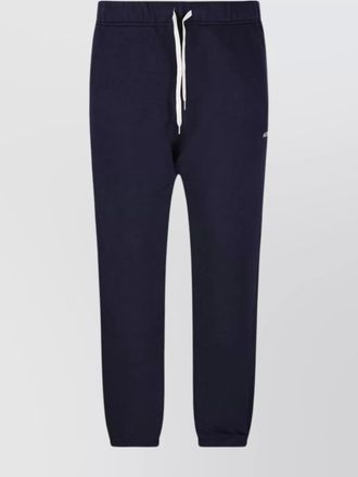 Autry cotton straight-leg track pants