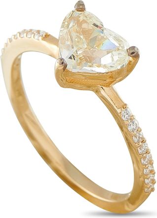Luxury Bazaar 18K Yellow Gold 1.47ct Diamond Ring MF03-080726