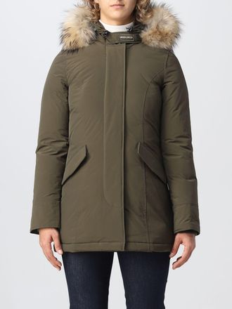 Woolrich Parka Luxury arctic raccoon Woolrich in nylon con inserto in pelliccia