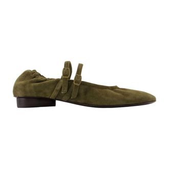 Carel Schoenen, Dames, Groen, 37 EU, Leer, Tatiana Ballerinas