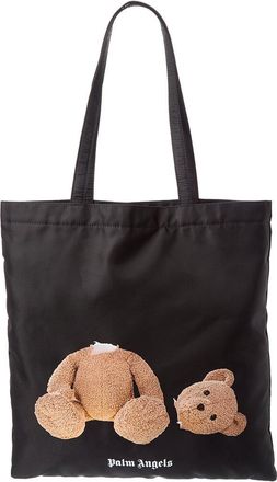 Palm Angels Bear Canvas Shopping Bag