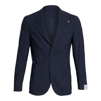 L.B.M. 1911 Blazers, male, Blue, Size: XL Prince of Wales Blazer