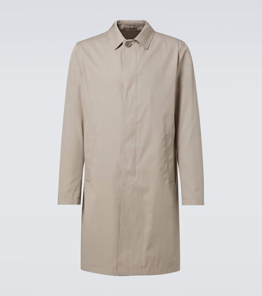 コート HERNO Women Coats GC00057DR BEIGE A-SHAPE JACKET IN ECOWOOL AND NYLON ULTRALIGHT in Chantilly