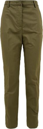 Aspesi H104 Broeken - Dames - Chinos - Groen - S - Broeken