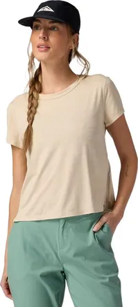Backcountry Destination Crew Top - Womens in Fog at Nordstrom, Size Xx-Large