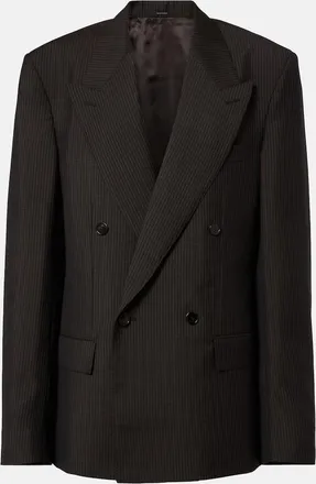 Gucci Pinstripe wool and mohair blazer