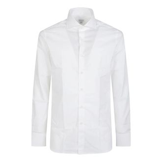 Orian Casual Shirts, male, White, XL, Long Sleeve Super Slim Shirt