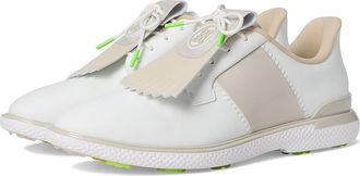 G/Fore Gallivan2r Saddle Stripe Golf Shoes Womens Golf Shoes Snow/Stone : 6.5 M, Synthetic