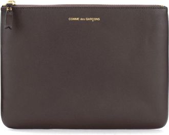 Comme Des Gar&ccedil;ons Classic Wallet - unisex - Clutches - Bruin - ONE Size - Leer - Tassen