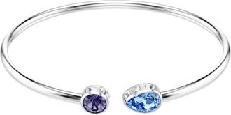 Swarovski Chroma Rhodium Plated Bangle