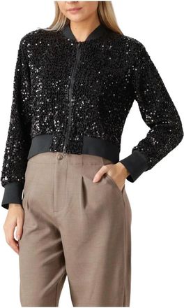 Mos Mosh Mmcate Lala Bomber - Dames - Bomber jackets - Zwart - L - Polyester - Jassen