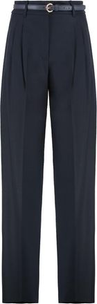 Max Mara Trouser In Wool Belt