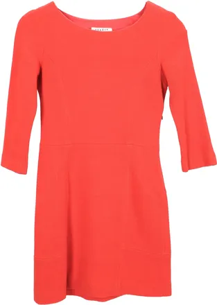 Sandro Sandro Stretch Minijurk in Oranje Acryl