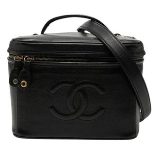 Chanel Pre-owned Vanity Bag - Dames - Pre-owned - Zwart - Maat: ONE Size Leer