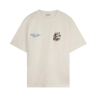 Filling Pieces Tops, Heren, Beige, XL, Katoen, T-shirt Supper