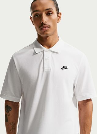 Nike Mens Club Short-Sleeve Polo in White | FN3894-100