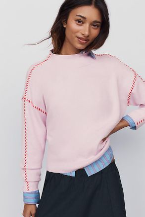 Maeve Carys Mock Neck Sweater