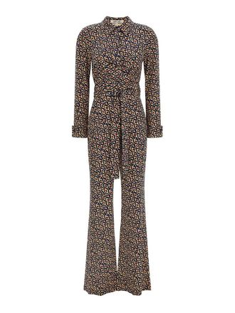 Diane Von F&uuml;rstenberg Multicolour Michele Jersey Jumpsuit
