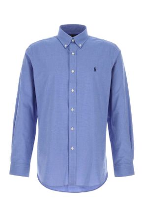 Polo Ralph Lauren Cerulean Blue Stretch Poplin Shirt